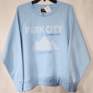 Park city Apres ski club by Special Thanks sweatshirt women's Large